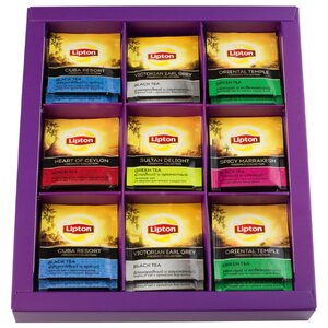 Чай Lipton Подарочная коллекция ассорти в пакетиках подарочный набор (фото modal nav 4)