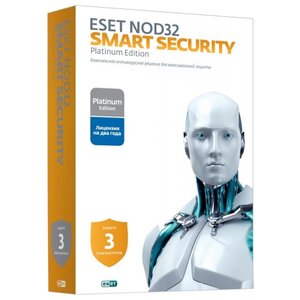 ESET NOD32 Smart Security Family Platinum Edition (3 устройства, 2 года) коробочная версия (фото modal nav 1)