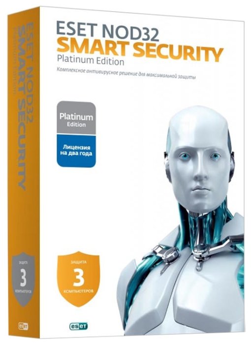 ESET NOD32 Smart Security Family Platinum Edition (3 устройства, 2 года) коробочная версия (фото modal 1)