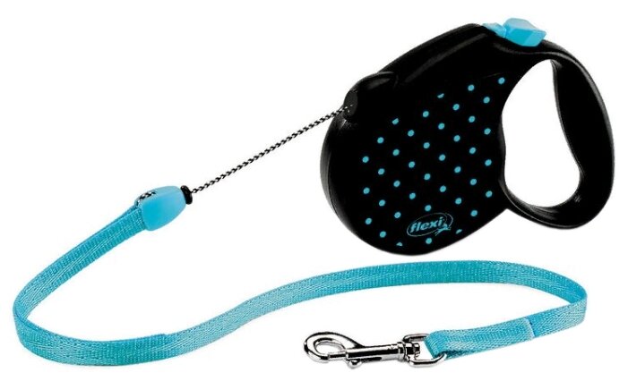 Поводок-рулетка для собак Flexi Color S тросовый (фото modal 1)