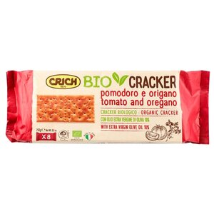 Крекеры Crich BIO с томатами и орегано, 250 г (фото modal nav 1)