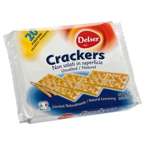 Крекеры Delser Crackers Non Salat без соли, 500 г (фото modal nav 1)