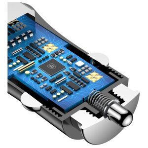 Автомобильная зарядка Baseus Dual-USB Car Charger 4.8A CCALL-GB01/GB09 (фото modal nav 8)