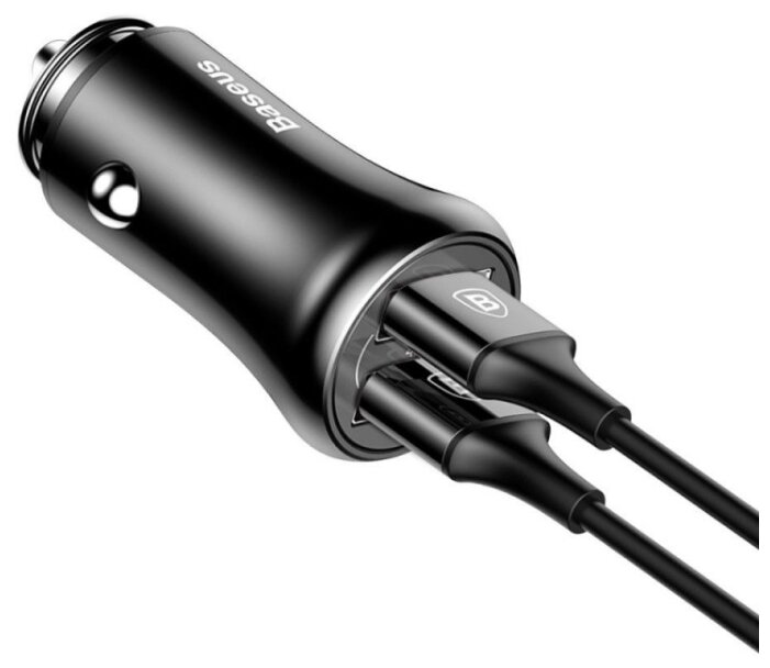 Автомобильная зарядка Baseus Dual-USB Car Charger 4.8A CCALL-GB01/GB09 (фото modal 7)