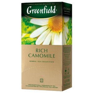 Чайный напиток травяной Greenfield Rich Camomile в пакетиках (фото modal nav 2)