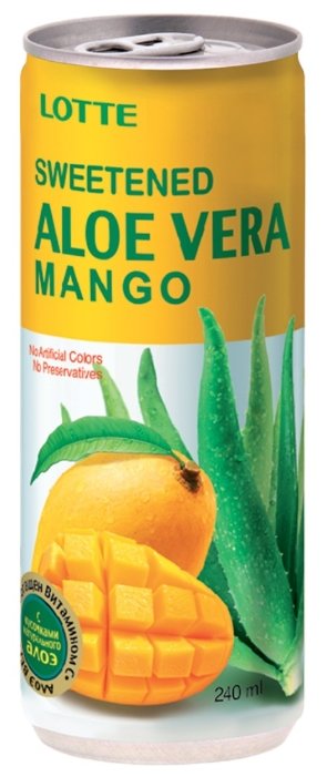 Напиток сокосодержащий LOTTE Aloe Vera Mango (фото modal 3)