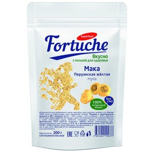Fortuche Мака перуанская желтая, мука, пластиковый пакет 200 г (фото modal nav 1)