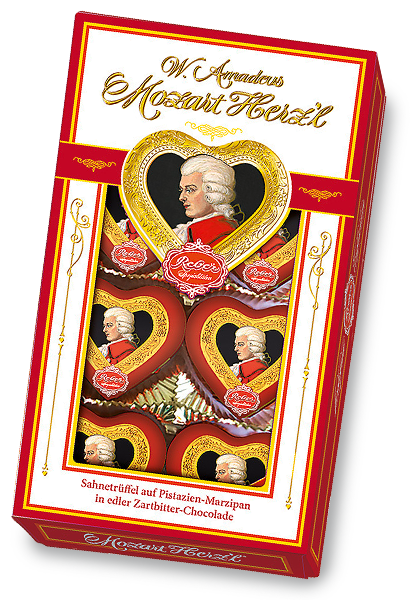 Набор конфет Reber W.Amadeus Mozart Herz'l 80 г (фото modal 2)