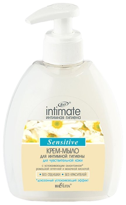 Bielita Крем-мыло для интимной гигиены Intimate для чувствительной гигиены, 300 мл (фото modal 1)
