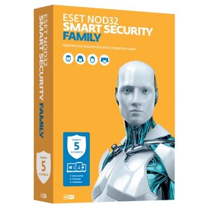 ESET NOD32 Smart Security Family (5 устройств, 1 год) коробочная версия (фото modal nav 1)