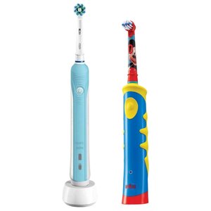 Электрическая зубная щетка Oral-B Pro 500 + Kids D10.513K (фото modal nav 1)