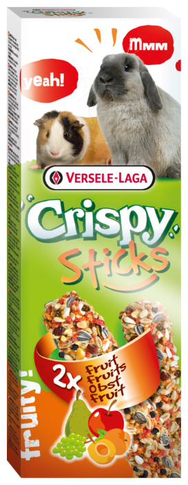 Лакомство для кроликов, грызунов Versele-Laga Crispy Sticks с фруктами (фото modal 1)