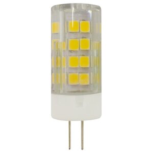 Лампа светодиодная ЭРА, LED smd JC-3,5w-220V-corn, ceramics-827-G4 G4, JC, 3.5Вт, 2700К (фото modal nav 1)