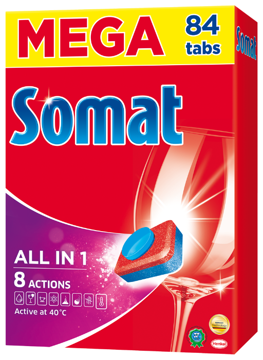Somat All in 1 таблетки для посудомоечной машины (фото modal 1)
