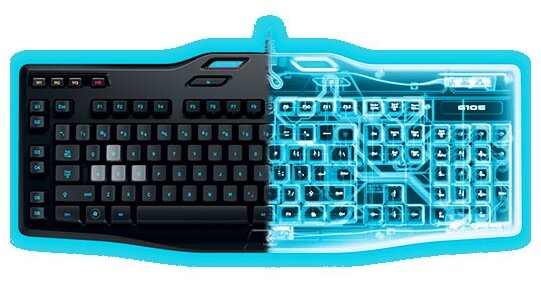 Клавиатура Logitech G Gaming Keyboard G105 Black USB (фото modal 5)
