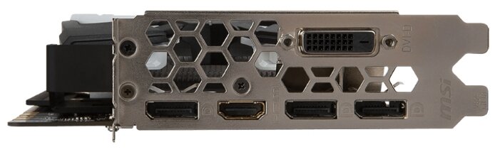 Видеокарта MSI GeForce GTX 1070 1556MHz PCI-E 3.0 8192MB 8008MHz 256 bit DVI HDMI HDCP (фото modal 4)