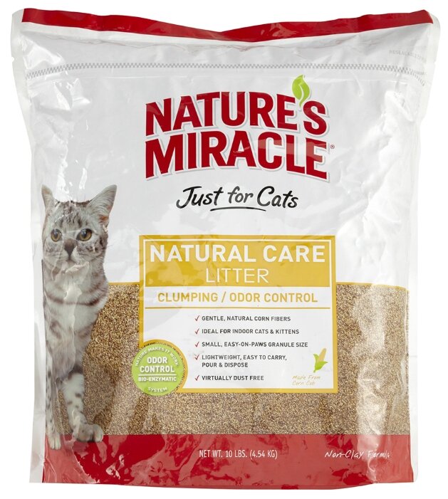 Наполнитель Nature's Miracle Natural Care Cat Litter (4.54 кг) (фото modal 1)