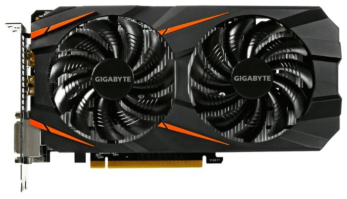 Видеокарта GIGABYTE GeForce GTX 1060 1531MHz PCI-E 3.0 6144MB 8008MHz 192 bit 2xDVI HDMI HDCP Windforce (фото modal 1)