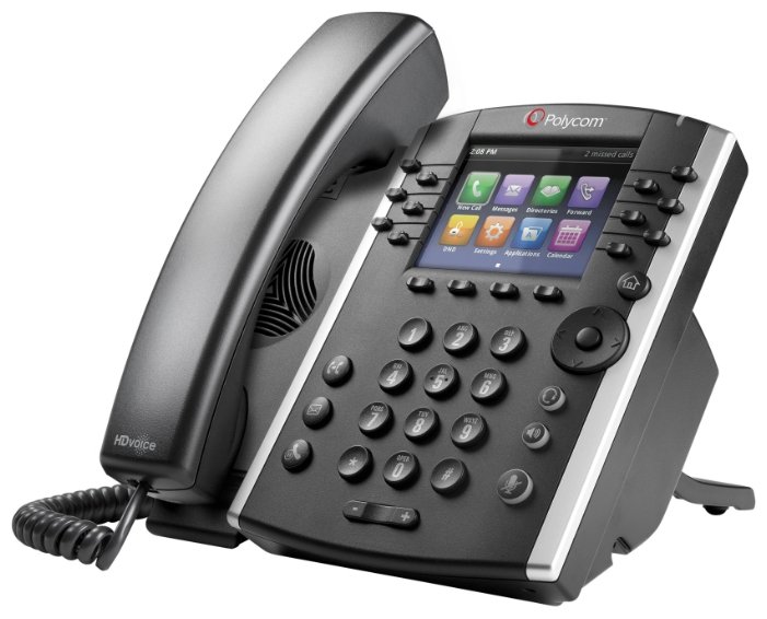 VoIP-телефон Polycom VVX 411 (фото modal 1)