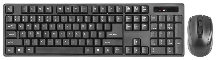 Клавиатура и мышь Defender C-915 RU Black USB (фото modal 1)