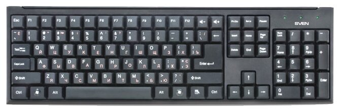 Клавиатура и мышь SVEN Standard 310 Combo Black USB (фото modal 1)
