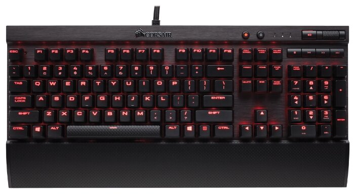 Клавиатура Corsair Gaming K70 Rapidfire Cherry MX Speed Black USB (фото modal 1)
