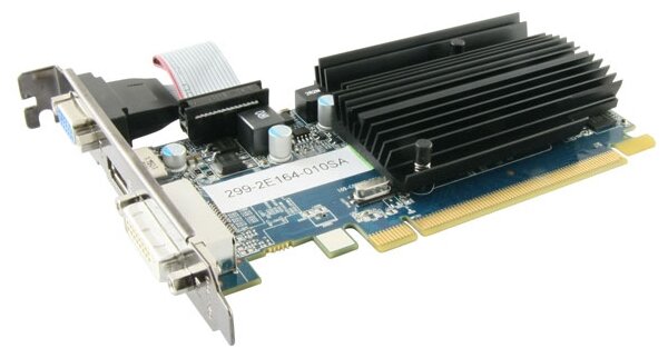Видеокарта Sapphire Radeon HD 6450 625MHz PCI-E 2.1 1024MB 1334MHz 64 bit DVI HDMI HDCP (фото modal 2)