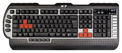 Клавиатура A4Tech X7-G800 Black-Silver PS/2 (фото modal 1)