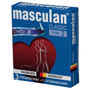 Презервативы masculan Classic Dotty (фото modal nav 1)