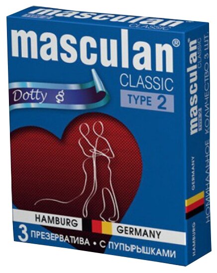 Презервативы masculan Classic Dotty (фото modal 1)