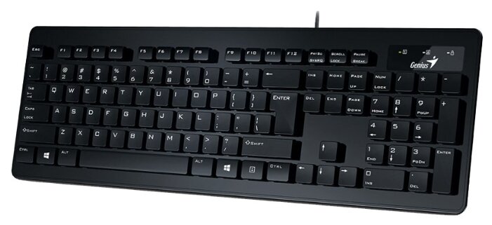 Клавиатура и мышь Genius SlimStar C130 Black USB (фото modal 2)