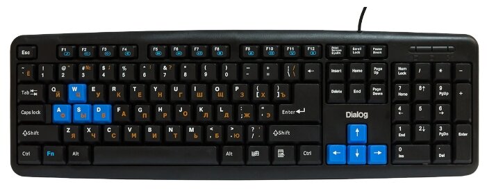 Клавиатура Dialog KM-025U Black-Blue USB (фото modal 1)