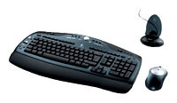 Клавиатура и мышь Logitech Cordless Desktop LX 700 Black USB+PS/2 (фото modal 1)