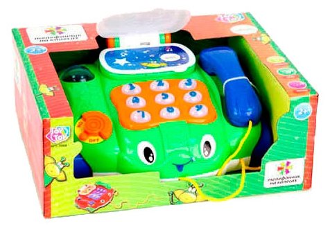 Каталка-игрушка Joy Toy Телефончик на колесах (7068) со звуковыми эффектами (фото modal 2)