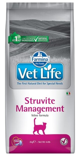 Корм для кошек Farmina Vet Life Feline Struvite Management (фото modal 1)