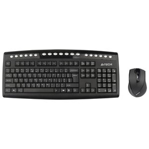 Клавиатура и мышь A4Tech 9100F Black USB (фото modal nav 1)