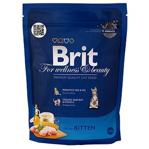Корм для кошек Brit Premium Chicken Kitten (0.3 кг) (фото modal nav 1)