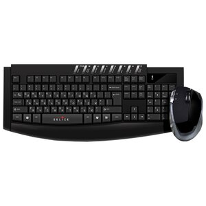 Клавиатура и мышь Oklick 230 M Wireless Keyboard & Optical Mouse Black USB (фото modal nav 1)