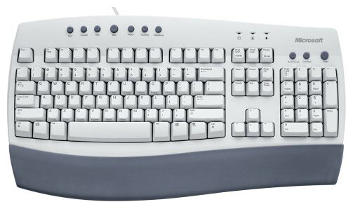 Клавиатура Microsoft Internet Keyboard White PS/2 (фото modal 1)