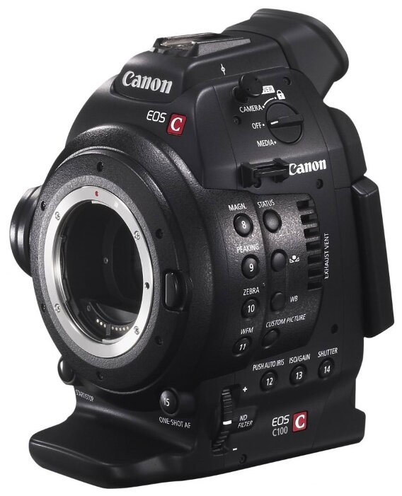 Видеокамера Canon EOS C100 (фото modal 1)