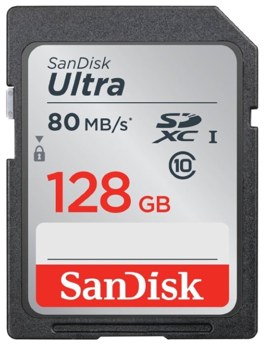 Карта памяти SanDisk Ultra SDXC Class 10 UHS-I 80MB/s (фото modal 1)