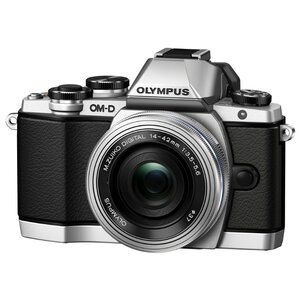 Фотоаппарат со сменной оптикой Olympus OM-D E-M10 Kit (фото modal nav 1)