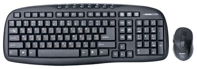 Клавиатура и мышь SVEN Comfort 3400 Wireless Black USB (фото modal 1)