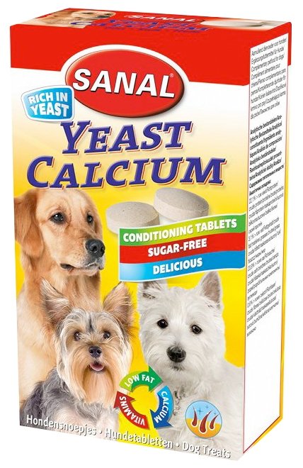 Лакомство для собак Sanal Yeast Calcium (фото modal 1)