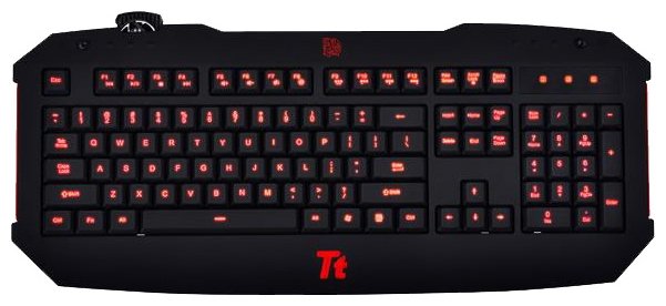 Клавиатура Tt eSPORTS by Thermaltake Gaming keyboard Challenger Illuminated Black USB (фото modal 1)