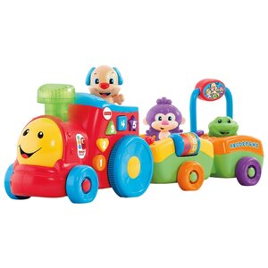 Интерактивная развивающая игрушка Fisher-Price Смейся и учись. Паровозик Ученого Щенка с технологией Smart Stages (фото modal nav 1)