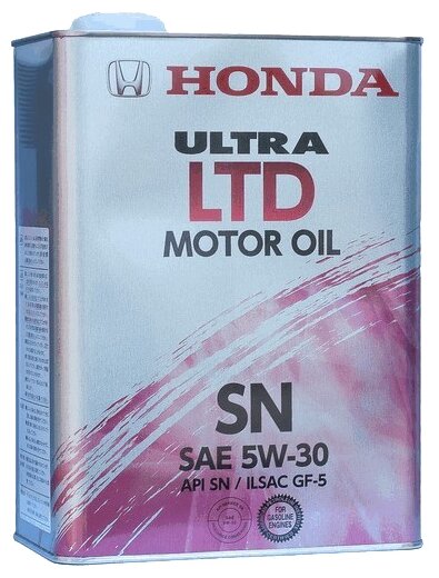 Моторное масло Honda Ultra LTD 5W30 SN 4 л (фото modal 1)