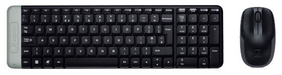 Клавиатура и мышь Logitech Wireless Combo MK220 Black USB (фото modal 4)
