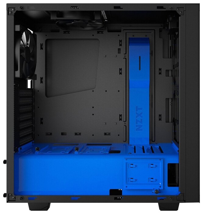 Компьютерный корпус NZXT S340 Elite Black/blue (фото modal 5)