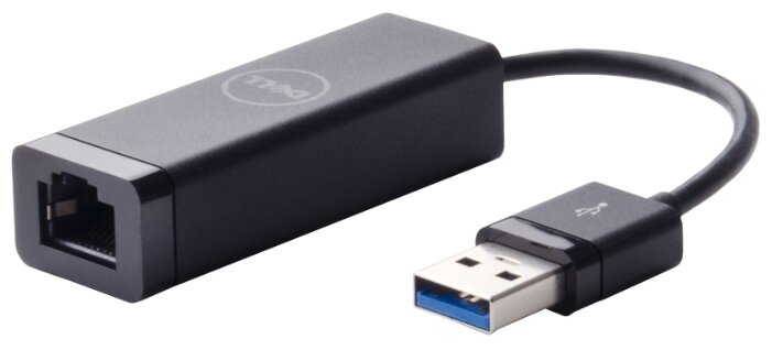 Ethernet-адаптер DELL USB 3.0 to Ethernet adapter (470-ABBT) (фото modal 1)